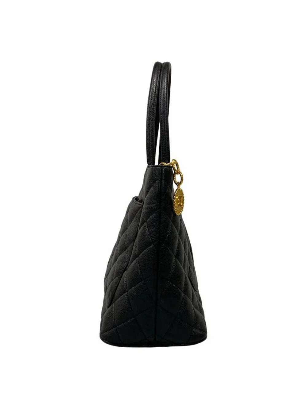 Chanel Tote Bag Reissue Black Gold